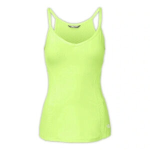 North face green Rio tank with shelf bra and quick dry sz Large